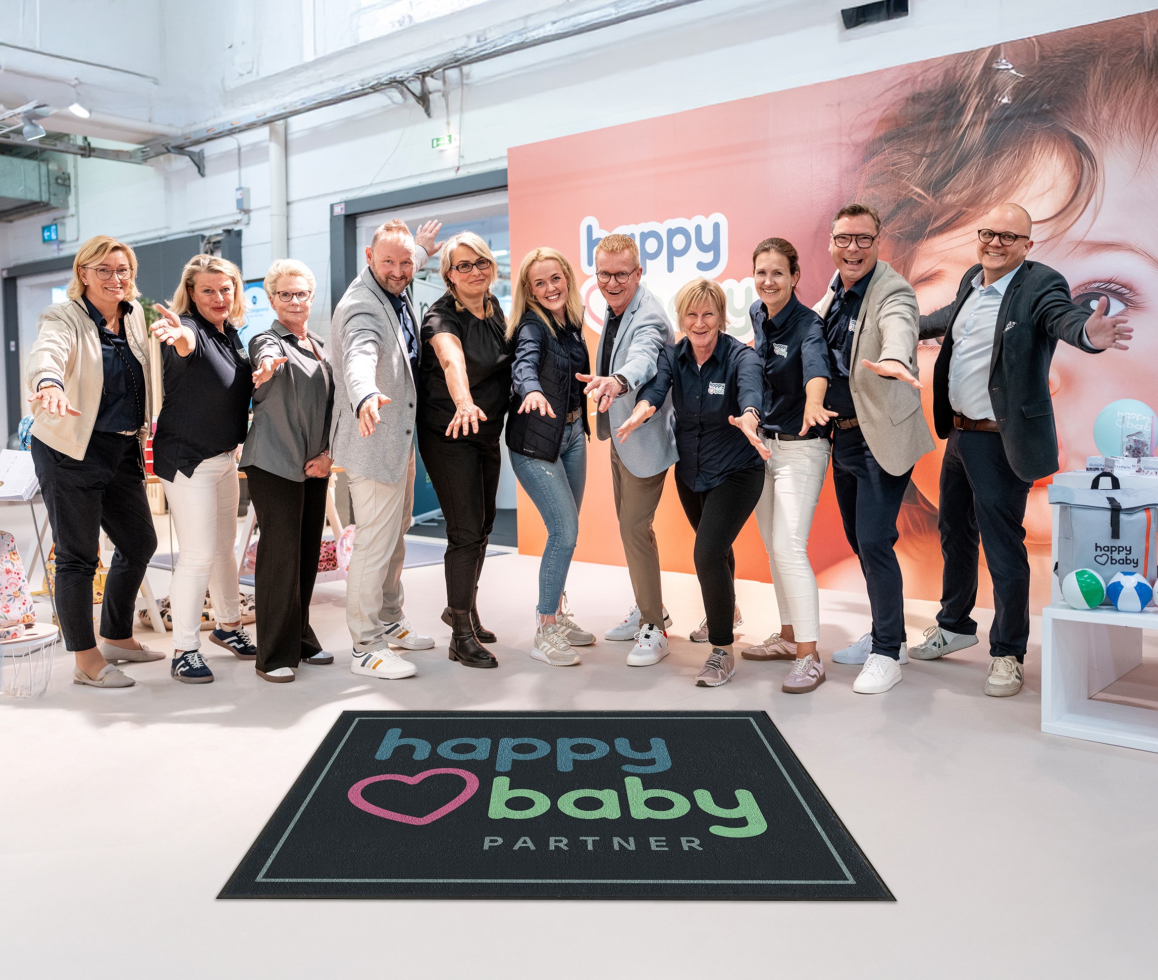 Das happybaby Team der EK Retail.
